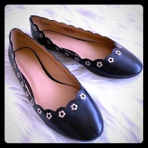 Nine West Ballet Flats With Flower Shaped Studs